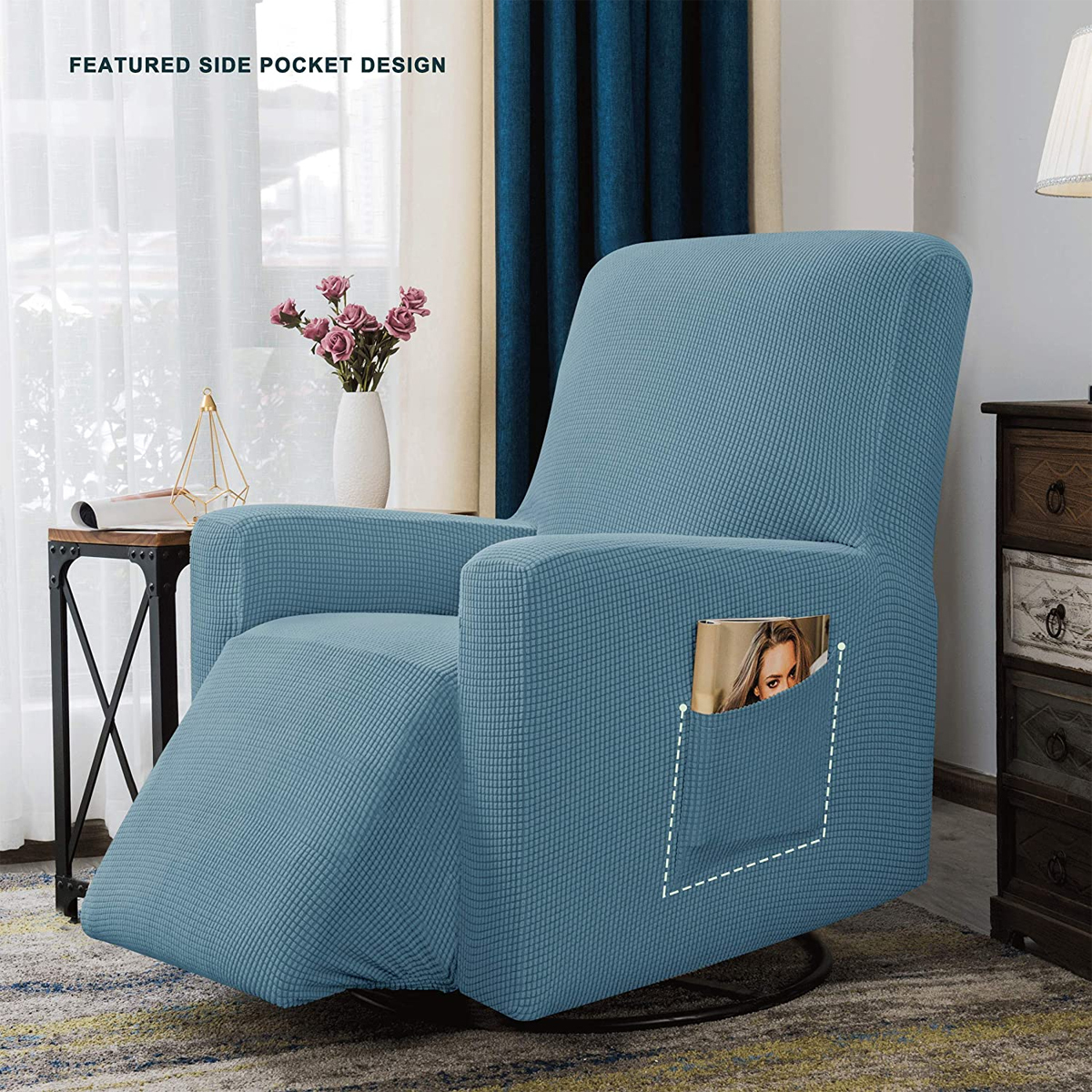 Stretch Recliner Chair Covers Washable Jacquard Fabric Non-slip Sofa Slipcovers Waterproof All-inclusive Seat Cover 201221
Stretch Recliner Chair Covers Washable Jacquard Fabric Non-slip Sofa Slipcovers Waterproof All-inclusive Seat Cover 201221