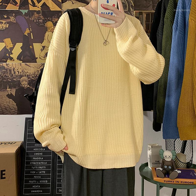 Perwanmei Winter men's round neck men's loose thick Japanese sweater Hong Kong style sweater1, Gold
Perwanmei Winter men's round neck men's loose thick Japanese sweater Hong Kong style sweater1, Gold