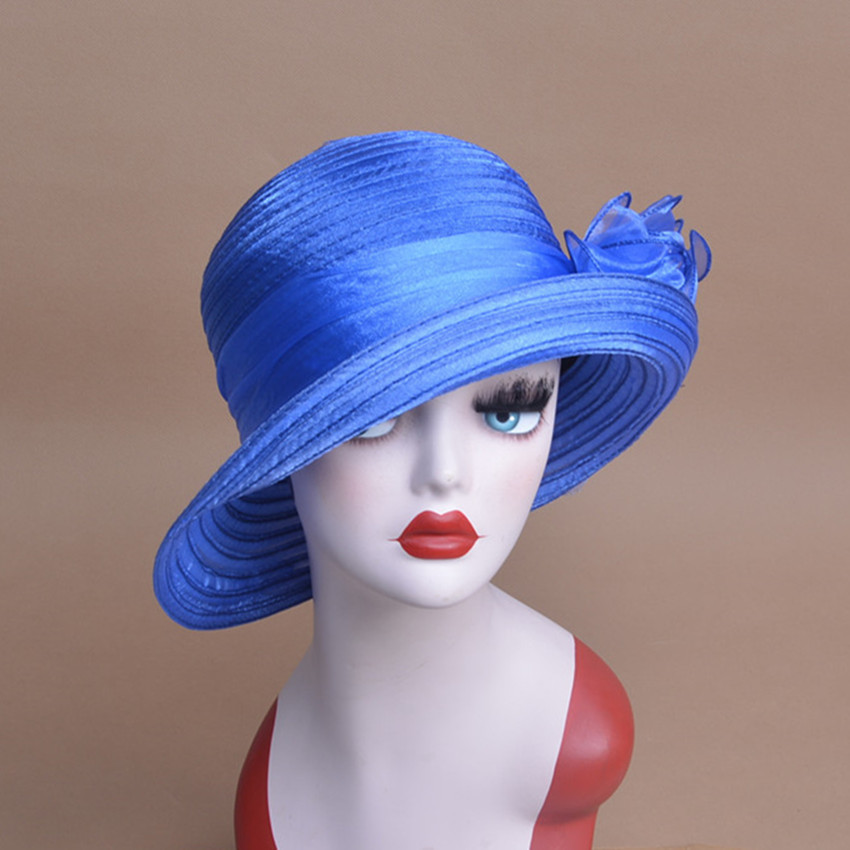 Solid Color Womens Summer Organza Bowler Sun Hat Kentucky Derby Hats For Women Tea Party A267 T200620
Solid Color Womens Summer Organza Bowler Sun Hat Kentucky Derby Hats For Women Tea Party A267 T200620