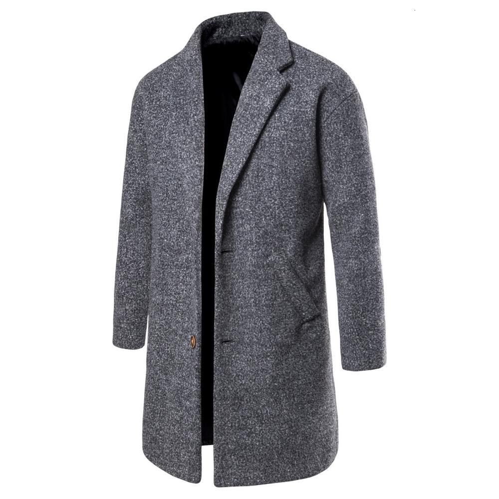 2021 Winter Coat Men's New Casual Solid Color Wool Blends Woolen Pea Overcoat 3ba4, Gray
2021 Winter Coat Men's New Casual Solid Color Wool Blends Woolen Pea Overcoat 3ba4, Gray