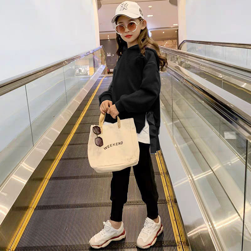 Children's clothing girls sportswear suits autumn winter kids girls clothes clothing suits children's clothing 8 10 12 14 yearsX1019