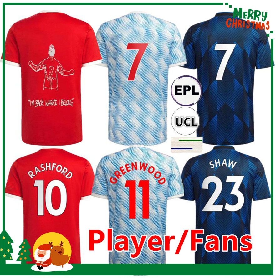SANCHO 21 22 soccer jerseys RASHFORD SHAW 2022 football shirt fans player version UTD POGBA MARTIAL B. FERNANDES Men, Black;yellow
SANCHO 21 22 soccer jerseys RASHFORD SHAW 2022 football shirt fans player version UTD POGBA MARTIAL B. FERNANDES Men, Black;yellow