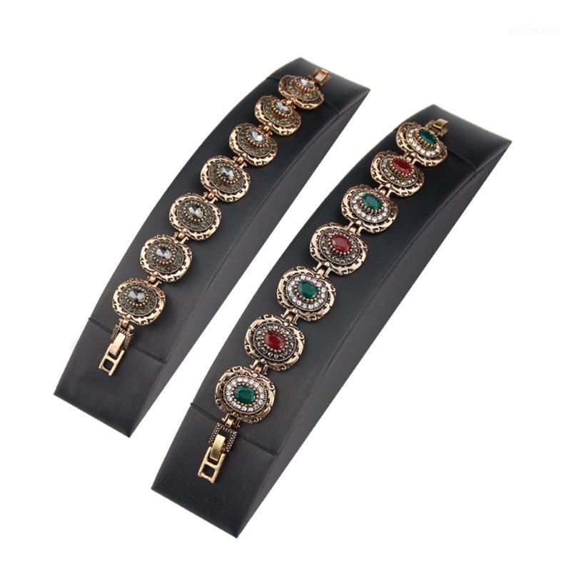 Sunspicems Retro Vintage Turkish Bracelet For Women Antique Gold Color Gray Crystal Bohemia Ethnic Wedding Jewelry Banquet Gift Link, Chain, Black
Sunspicems Retro Vintage Turkish Bracelet For Women Antique Gold Color Gray Crystal Bohemia Ethnic Wedding Jewelry Banquet Gift Link, Chain, Black