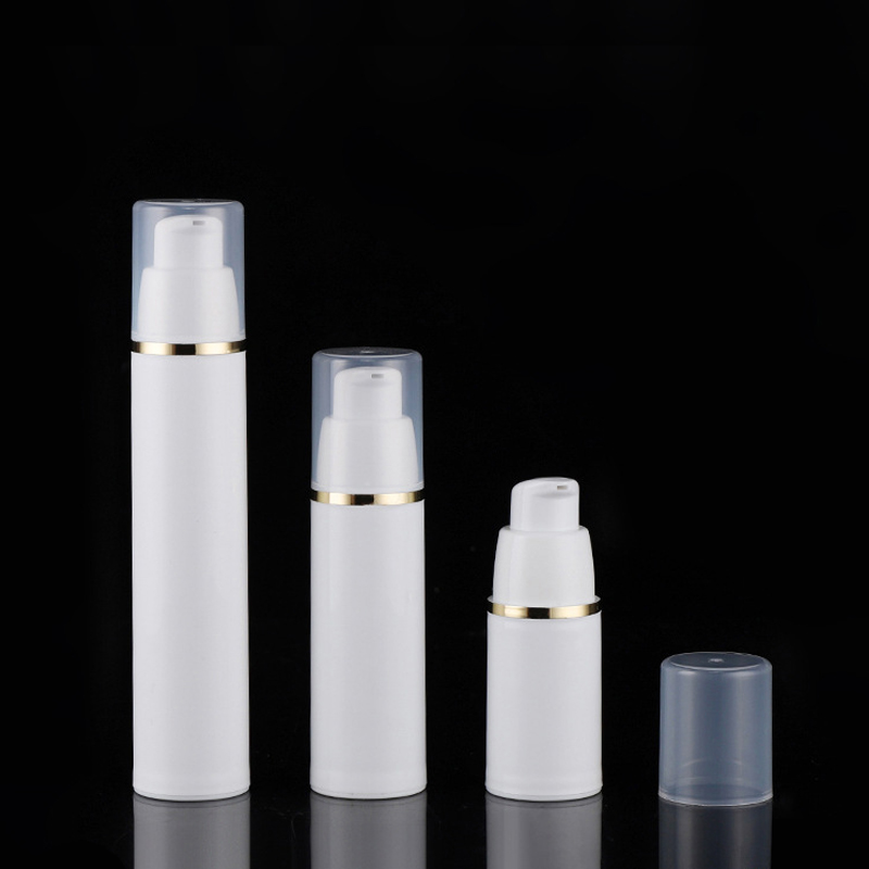 white empty PP plastic cosmetic packaging container serum lotion 15ml 30ml 50ml airless pump bottle
white empty PP plastic cosmetic packaging container serum lotion 15ml 30ml 50ml airless pump bottle