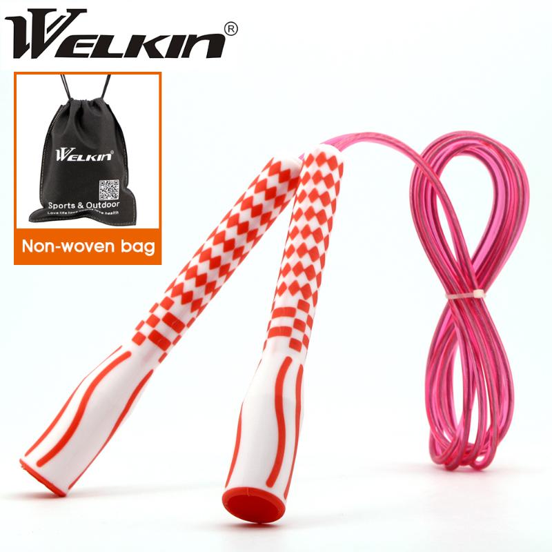 Welkin Skipping Ropes Cable Steel Wire Adjustable Fast Speed ABS Handle 360 Jump Ropes Crossfit Training Boxing Sports Exercises
Welkin Skipping Ropes Cable Steel Wire Adjustable Fast Speed ABS Handle 360 Jump Ropes Crossfit Training Boxing Sports Exercises