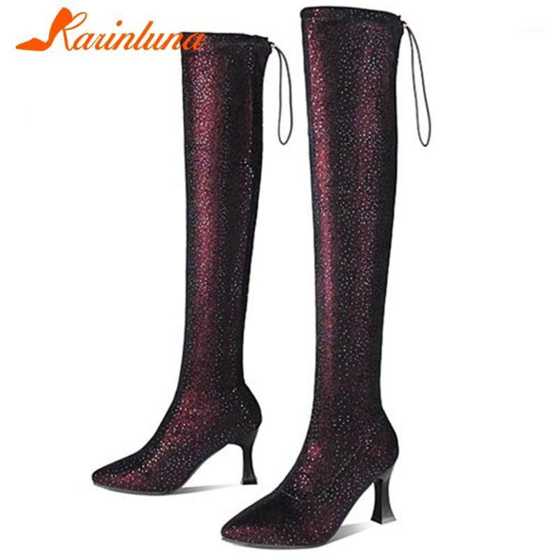 Karin 2020 New Arrivals women shoes Hot Sale Over-the-knee Strange Heels Slip-On Pointed Toe Boots1, Black
Karin 2020 New Arrivals women shoes Hot Sale Over-the-knee Strange Heels Slip-On Pointed Toe Boots1, Black