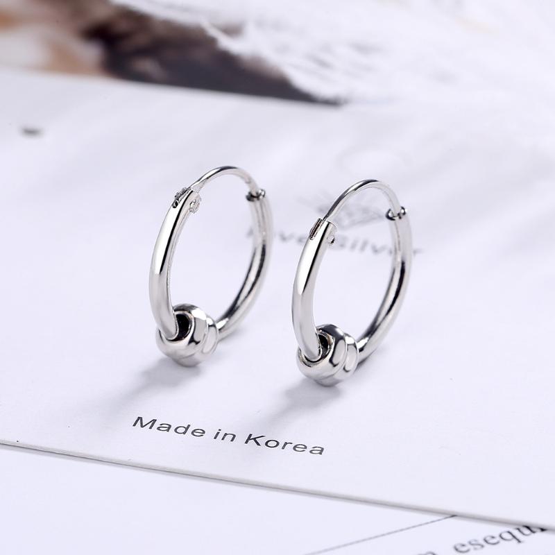 925 Sterling Silver Korean Round Bead Earrings Fashion Handmade Couple Statement Jewelry Women eh1195
925 Sterling Silver Korean Round Bead Earrings Fashion Handmade Couple Statement Jewelry Women eh1195