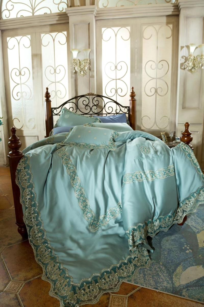 Cool summer sheets set 4 pieces luxury big lace duvet cover sets queen size 60s silk bedding king linens green white spreads
Cool summer sheets set 4 pieces luxury big lace duvet cover sets queen size 60s silk bedding king linens green white spreads