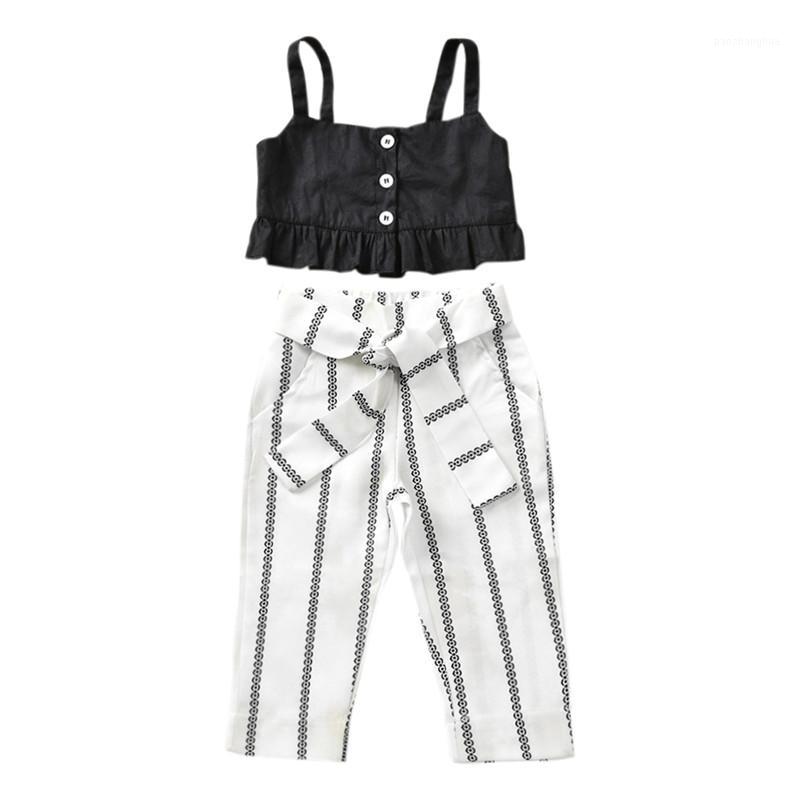 2020 Summer Kids Baby Girl Suspender Top + Striped Trousers Hanging shoulder Outfits Sunsuit1, Black
2020 Summer Kids Baby Girl Suspender Top + Striped Trousers Hanging shoulder Outfits Sunsuit1, Black