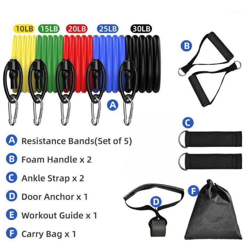 11Pcs/Set Latex Resistance Bands Crossfit Training Exercise Yoga Tubes Pull Rope Rubber Expander Elastic Bands Fitness Equipment1
11Pcs/Set Latex Resistance Bands Crossfit Training Exercise Yoga Tubes Pull Rope Rubber Expander Elastic Bands Fitness Equipment1