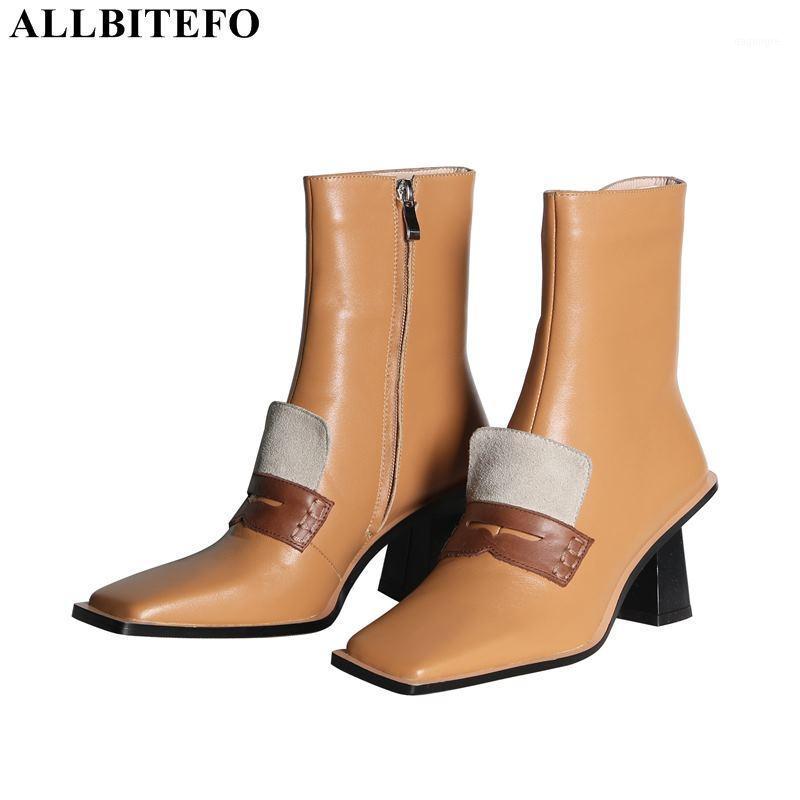ALLBITEFO brand high heels genuine leather square toe ankle boots for women thick heels office ladies shoes autumn women boots1, As picture
ALLBITEFO brand high heels genuine leather square toe ankle boots for women thick heels office ladies shoes autumn women boots1, As picture