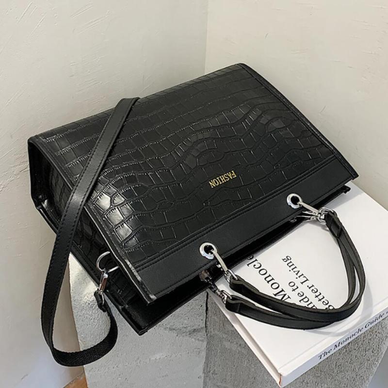 Stone pattern Large Tote bag 2021 Fashion New Quality PU Leather Women's Designer Handbag High capacity Shoulder Messenger Bag, Black
Stone pattern Large Tote bag 2021 Fashion New Quality PU Leather Women's Designer Handbag High capacity Shoulder Messenger Bag, Black