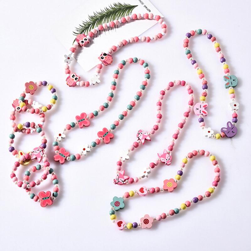 Candy Color Wood Beads Girls Jewelry Cute Animal Insect Flower Children Necklace Bracelet Set Birthday Party Jewelry Gift1
Candy Color Wood Beads Girls Jewelry Cute Animal Insect Flower Children Necklace Bracelet Set Birthday Party Jewelry Gift1