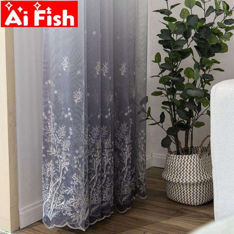 AiFish Gray Simple gradient mesh embroidery window screen Voile for kitchen Blue leaves Floral lace tulle for living room 511#31, Gray tulle
AiFish Gray Simple gradient mesh embroidery window screen Voile for kitchen Blue leaves Floral lace tulle for living room 511#31, Gray tulle