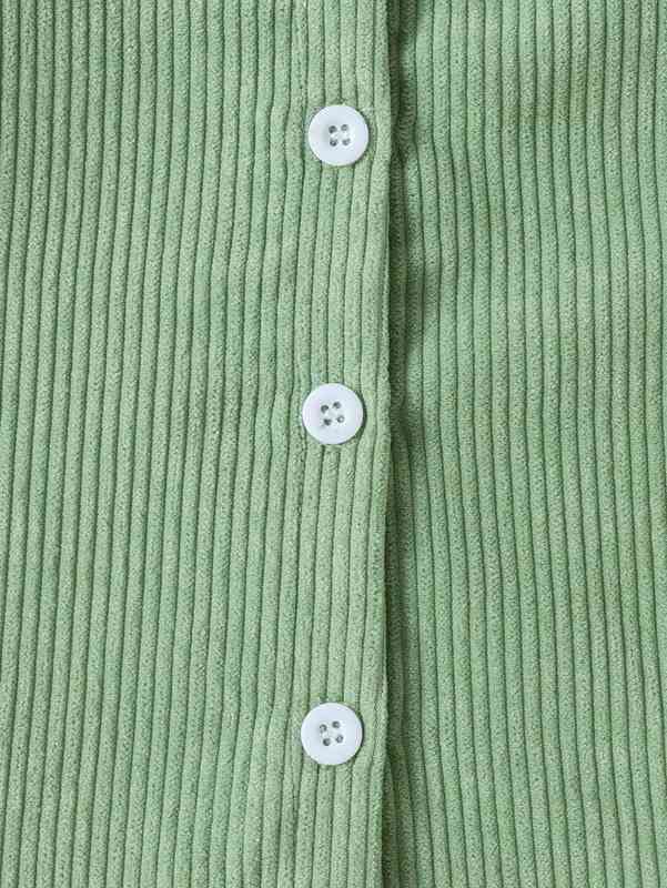 Baby Pocket Side Corduroy Overall Dress SHE