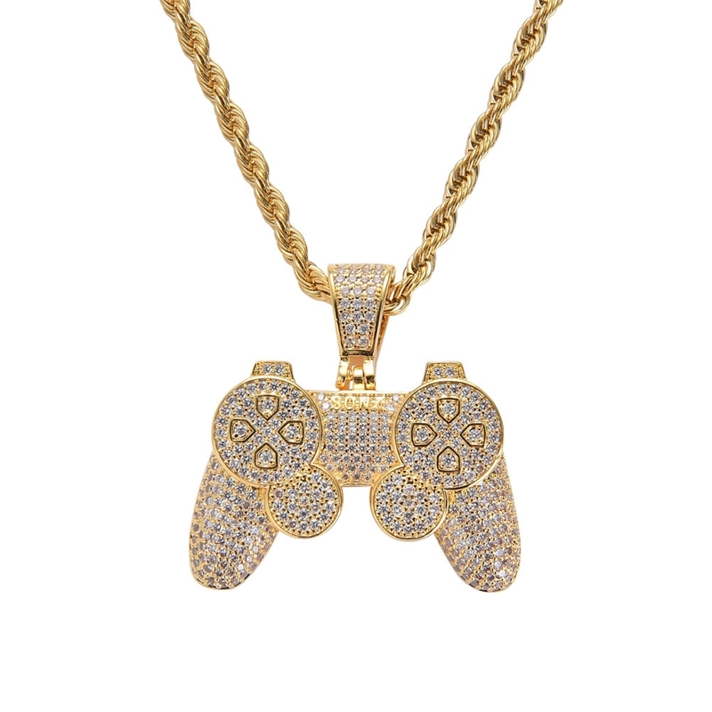 Game Console Pendants Iced Out Chain Bling CZ Gold Silver Color Men's Hip Hop Rock Necklace Jewelry Kids Boy 201013
Game Console Pendants Iced Out Chain Bling CZ Gold Silver Color Men's Hip Hop Rock Necklace Jewelry Kids Boy 201013