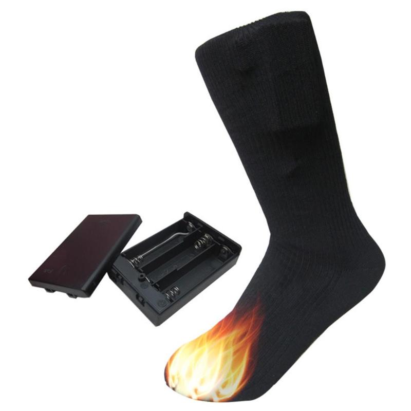 4.5V Cotton Heated Sockings Dual-Layer Warm Heating Socks Winter Foot Warmers Electric Thermal Socks For Outdoor Skiing Hiking, Black
4.5V Cotton Heated Sockings Dual-Layer Warm Heating Socks Winter Foot Warmers Electric Thermal Socks For Outdoor Skiing Hiking, Black