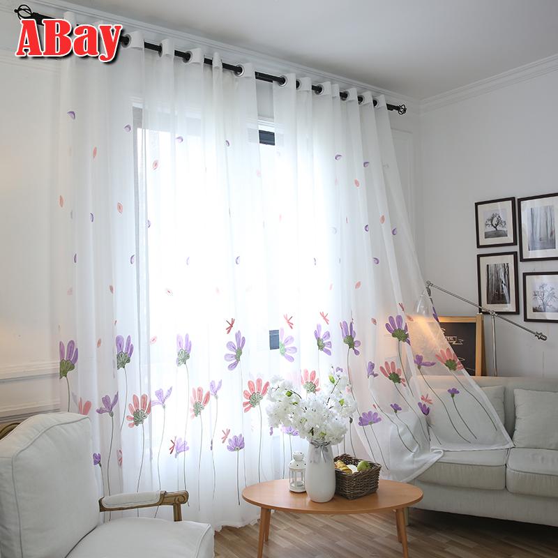 Embroidery Sheer White Curtains for Living Room Tulle On The Window Curtains for Bedroom Floral Home Decoration Modern Cortinas
Embroidery Sheer White Curtains for Living Room Tulle On The Window Curtains for Bedroom Floral Home Decoration Modern Cortinas