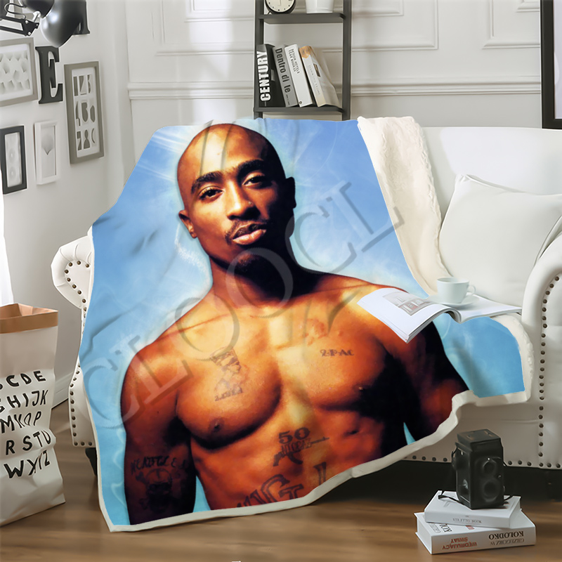 CLOOCL Hip Hop Rapper Tupac Amaru Shakur 2pac 3D Print Double Layer Sofa Travel Youth Casual Fashion Bedding Throw Blanket Sofa Quilt
CLOOCL Hip Hop Rapper Tupac Amaru Shakur 2pac 3D Print Double Layer Sofa Travel Youth Casual Fashion Bedding Throw Blanket Sofa Quilt