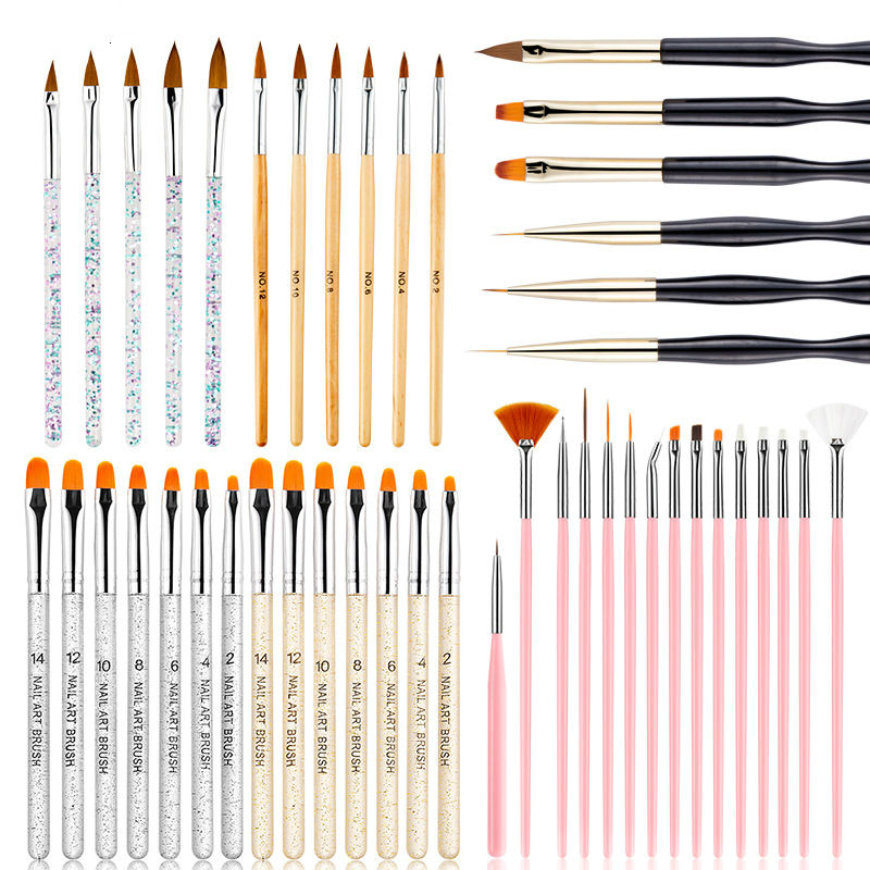 European and USA Hot Selling Nail Brushes Fashion Nail Art Salon Drawing Pens Crystal Nail Tools Sets
European and USA Hot Selling Nail Brushes Fashion Nail Art Salon Drawing Pens Crystal Nail Tools Sets