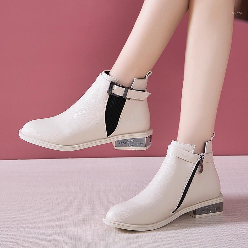 2020 Winter Women's Boots Fashion Zipper Hasp PU Short Boots Comfortable Low-heeled Thick-soled Round-Toe Women's Ankle1, Beige
2020 Winter Women's Boots Fashion Zipper Hasp PU Short Boots Comfortable Low-heeled Thick-soled Round-Toe Women's Ankle1, Beige