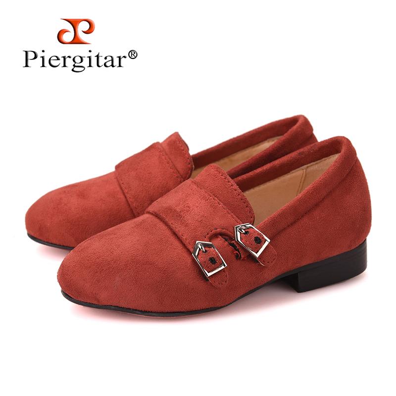 Piergitar 2021 new arrival Handmade kid's velvet shoes leather insole slip-on Parent-child style children loafers full-size, Light brown
Piergitar 2021 new arrival Handmade kid's velvet shoes leather insole slip-on Parent-child style children loafers full-size, Light brown