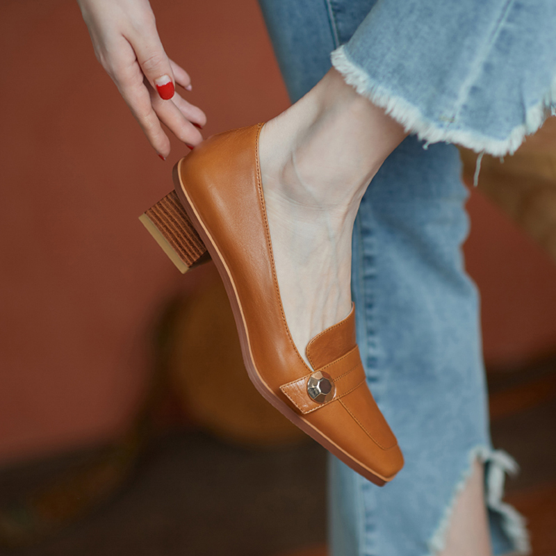 2020 Feminine Fashion Shape New Arrival of High Quality Wholesale Heels Ball Bombs Round Toe Genuine Leather Elegant Dress Office Shoes Nir8, Beige
2020 Feminine Fashion Shape New Arrival of High Quality Wholesale Heels Ball Bombs Round Toe Genuine Leather Elegant Dress Office Shoes Nir8, Beige