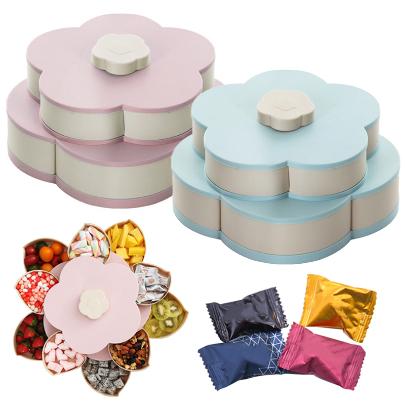 New Enjoy Life-Bloom Snack Box Flower Design Candy Food Snack Trays Petal Flower Rotating Box Candy Dried Fruit Xmas Party Case LJ200812, Sky blue
New Enjoy Life-Bloom Snack Box Flower Design Candy Food Snack Trays Petal Flower Rotating Box Candy Dried Fruit Xmas Party Case LJ200812, Sky blue