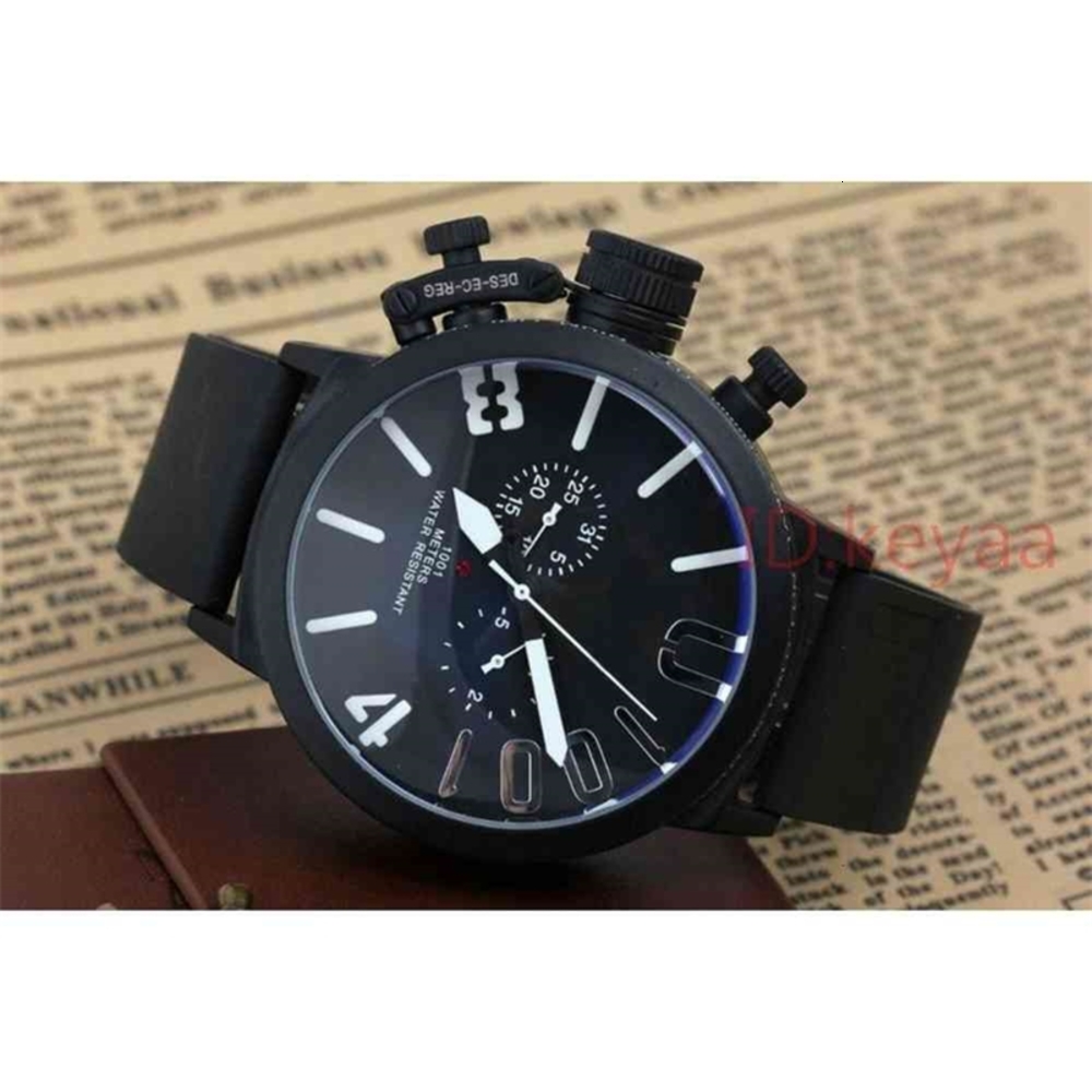 Black Case Mens watch Sports 50mm Big Boat Silver Rubber Classic Automatic movement Mechanical U Watches wristwatches
Black Case Mens watch Sports 50mm Big Boat Silver Rubber Classic Automatic movement Mechanical U Watches wristwatches