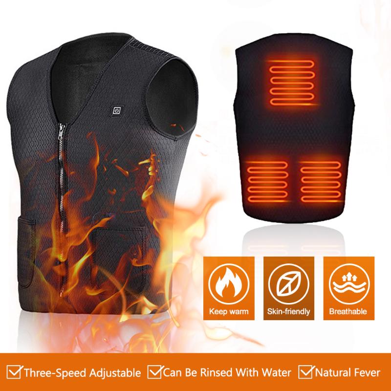 Outdoor Heated Jacket Heating Vest Hiking Clothing USB Charging Intelligent Electric Heated Vest Heating Clothes Submersible, Black
Outdoor Heated Jacket Heating Vest Hiking Clothing USB Charging Intelligent Electric Heated Vest Heating Clothes Submersible, Black