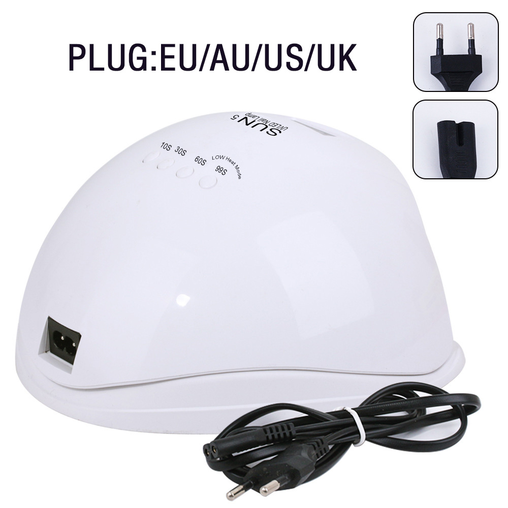 SUN5 48W LED Nail Lamp Sensor Nails Dryer Manicure Quick Dry Gel Polish for Curing Lamps Equipment