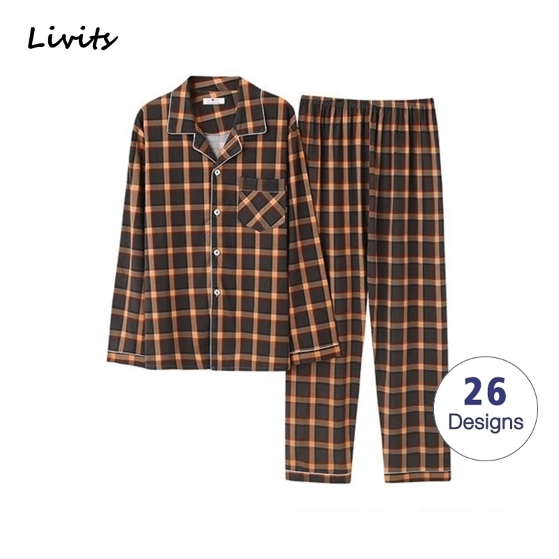 Men Pajamas Sets Cotton Pyjamas Sleepwear Nightwear Underwear Long Sleeve Printed Striped Casual Spring Autumn Winter SA0939 201111, Beige
Men Pajamas Sets Cotton Pyjamas Sleepwear Nightwear Underwear Long Sleeve Printed Striped Casual Spring Autumn Winter SA0939 201111, Beige