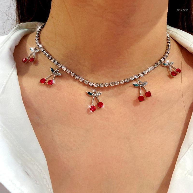 2021 New Vintage Punk Cherry Pendant Metal Clavicle Chain Rhinestone Chain Choker Lucky Necklace for Women Girls Party Jewellery1
2021 New Vintage Punk Cherry Pendant Metal Clavicle Chain Rhinestone Chain Choker Lucky Necklace for Women Girls Party Jewellery1