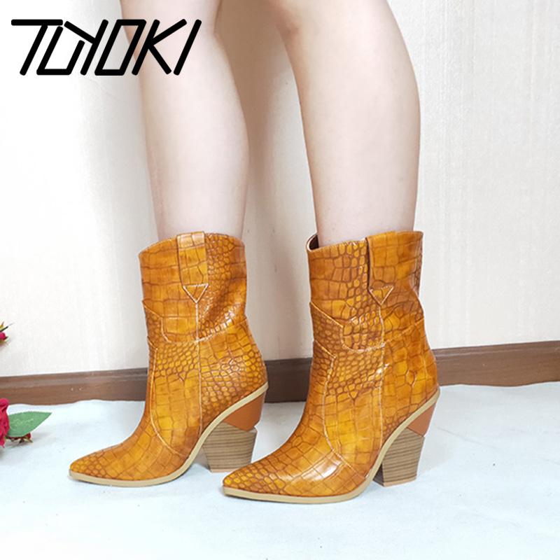 Tuyoki Size 33-46 Women Half Short Boots Fall Winter Stone Pattern Fashion Warm Fur Heels Boots European Style Designer Shoes, Brown without fur
Tuyoki Size 33-46 Women Half Short Boots Fall Winter Stone Pattern Fashion Warm Fur Heels Boots European Style Designer Shoes, Brown without fur