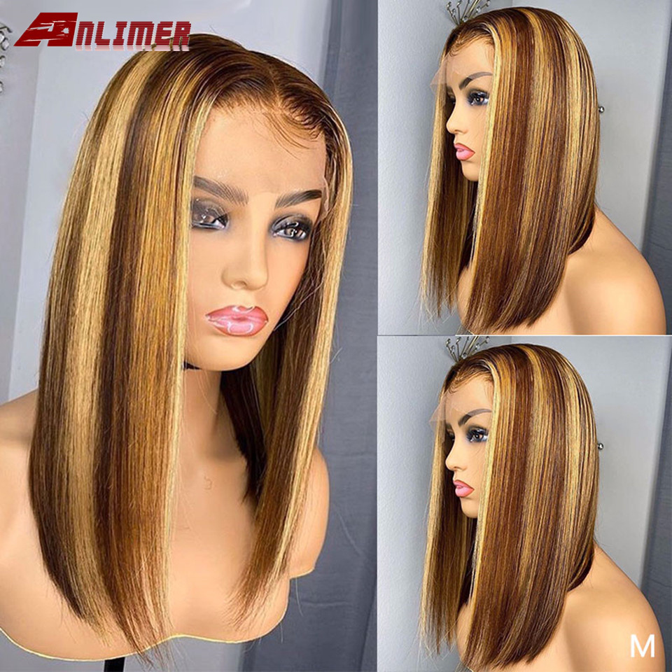 Brown Honey Blonde T Part Lace Front Human Hair Wigs Brazilian Remy Ombre Highlight Wig Short Bob Wig 150% Pixie Cut Bob, 13x4 middle part wig
Brown Honey Blonde T Part Lace Front Human Hair Wigs Brazilian Remy Ombre Highlight Wig Short Bob Wig 150% Pixie Cut Bob, 13x4 middle part wig