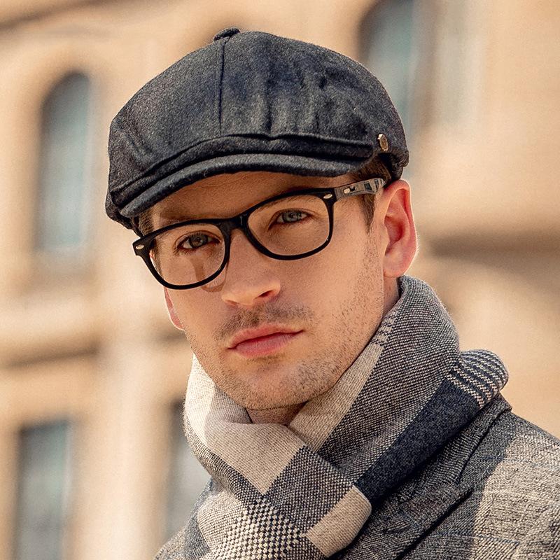 Mens Beret Hats Casual British Vintage Painter Beret Black Gray Autumn Woolen Newsboy Cabbie Cap Hat Women Winter NZ178
Mens Beret Hats Casual British Vintage Painter Beret Black Gray Autumn Woolen Newsboy Cabbie Cap Hat Women Winter NZ178