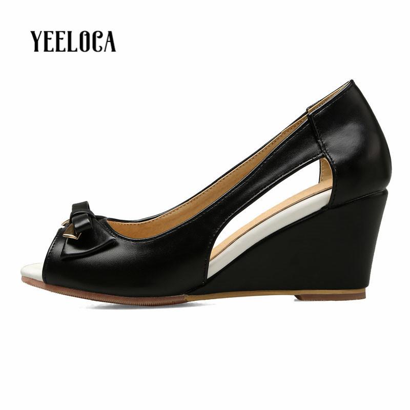YEELOCA 2021 women sandals summer high wedges heels open toe pointed toe sweet casual butterfly knot cover heel woman shoes, Black
YEELOCA 2021 women sandals summer high wedges heels open toe pointed toe sweet casual butterfly knot cover heel woman shoes, Black