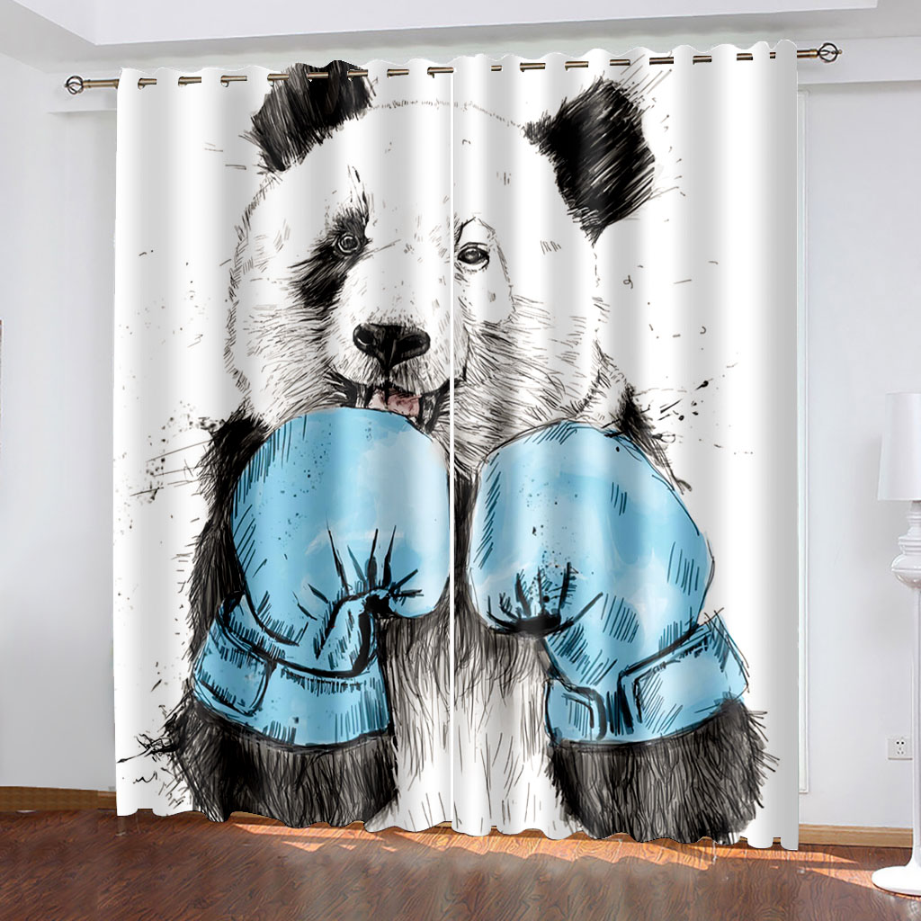 Beautiful Photo Fashion Customized 3D Curtains black and white panda curtains personality curtains, Blue
Beautiful Photo Fashion Customized 3D Curtains black and white panda curtains personality curtains, Blue