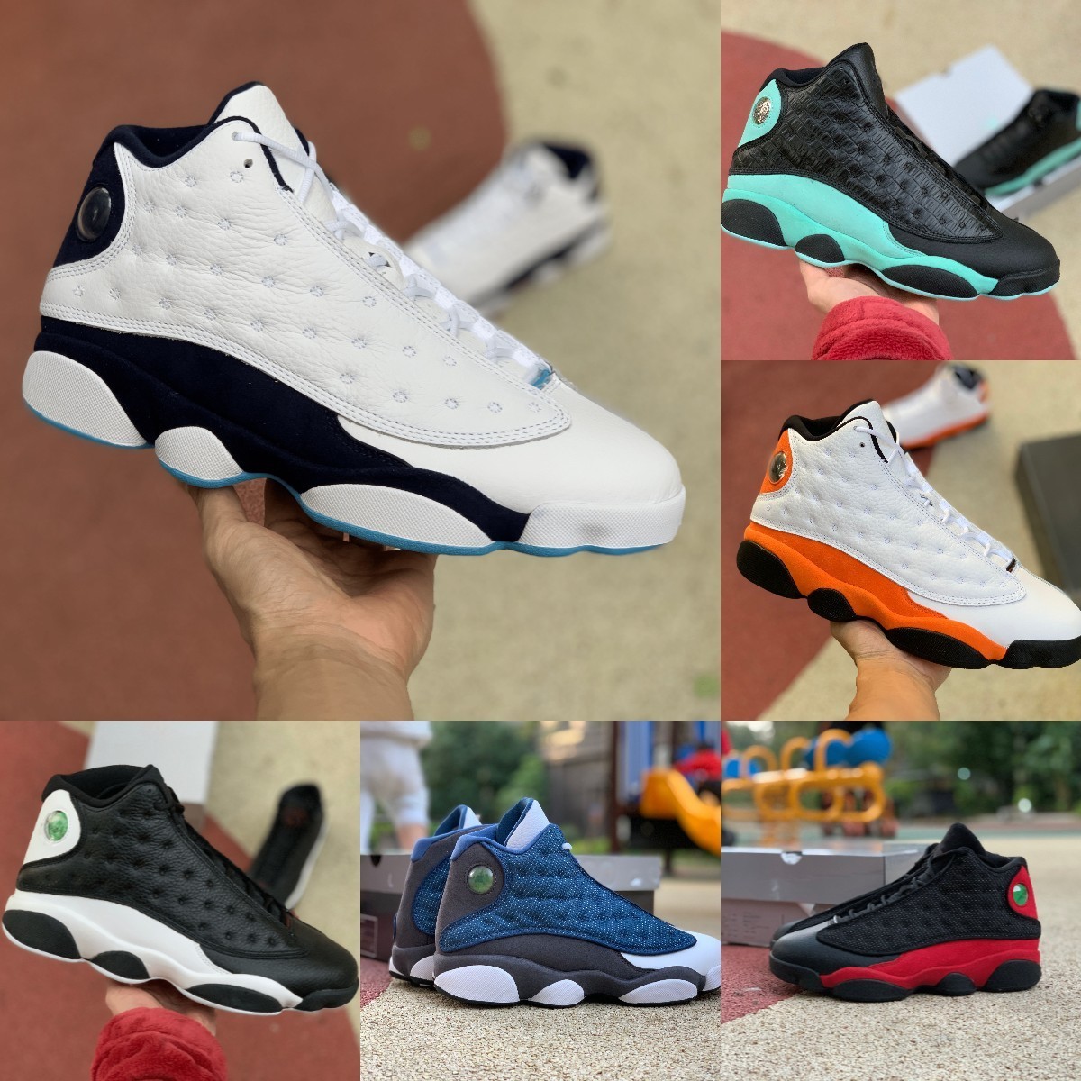 Jumpman 13 13S Basketball Shoes Mens High Jorden Flint Bred Island Green Red Dirty Hyper Royal Starfish Dark Powder Blue Black Cat Court Pur
Jumpman 13 13S Basketball Shoes Mens High Jorden Flint Bred Island Green Red Dirty Hyper Royal Starfish Dark Powder Blue Black Cat Court Pur