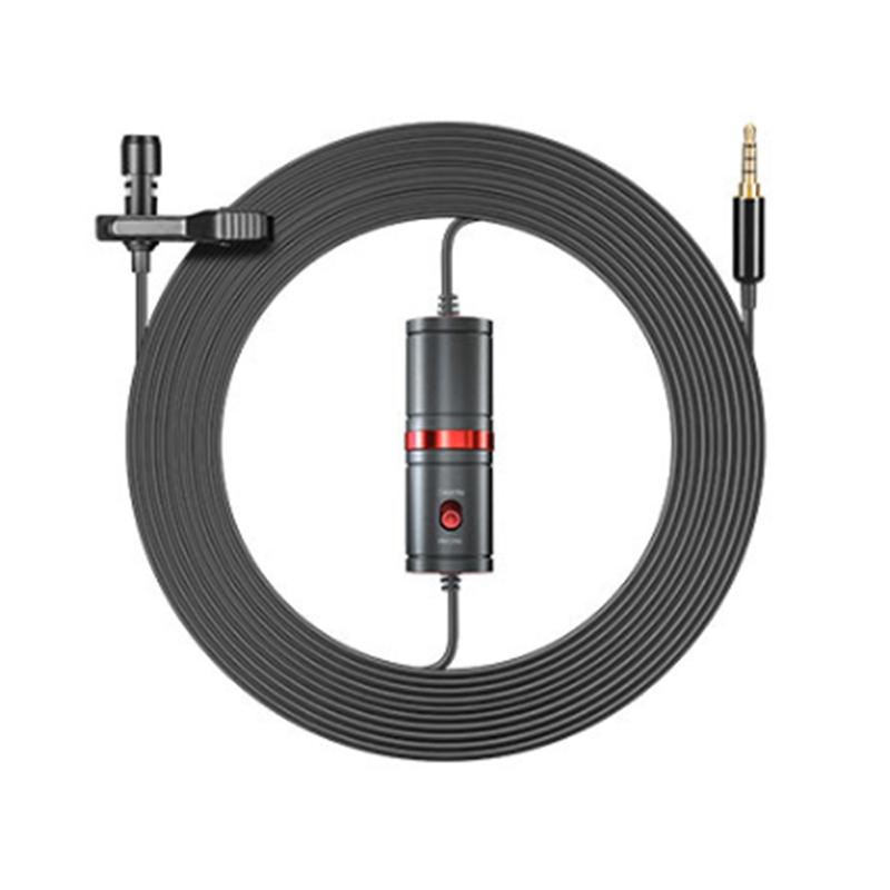 Professional Lavalier Microphone Camera Microphone Lapel Mic for Smartphone Camera PC Youtube Conference Vlogging
Professional Lavalier Microphone Camera Microphone Lapel Mic for Smartphone Camera PC Youtube Conference Vlogging