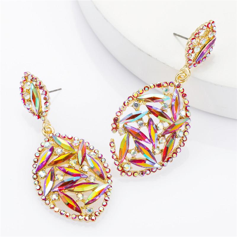 Elegant Shiny Rhinestone Geometric Dangle Earrings Women Bohemian Folk-style Party Hanging Earrings Bridal Jewelry
Elegant Shiny Rhinestone Geometric Dangle Earrings Women Bohemian Folk-style Party Hanging Earrings Bridal Jewelry