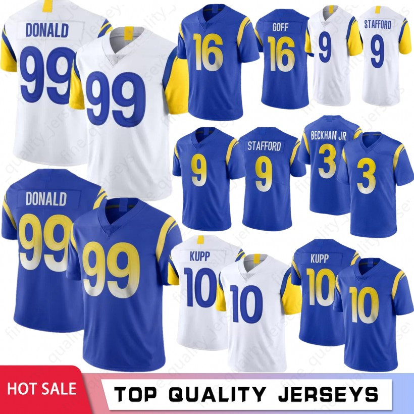 99 Aaron Donald 3 Odell Beckham Jr. Men Football Jerseys 5 Jalen Ramsey 10 Cooper Kupp 9 Matthew Stafford 2 Robert Woods 2022 Stock S-XXXL, Gongyang
99 Aaron Donald 3 Odell Beckham Jr. Men Football Jerseys 5 Jalen Ramsey 10 Cooper Kupp 9 Matthew Stafford 2 Robert Woods 2022 Stock S-XXXL, Gongyang