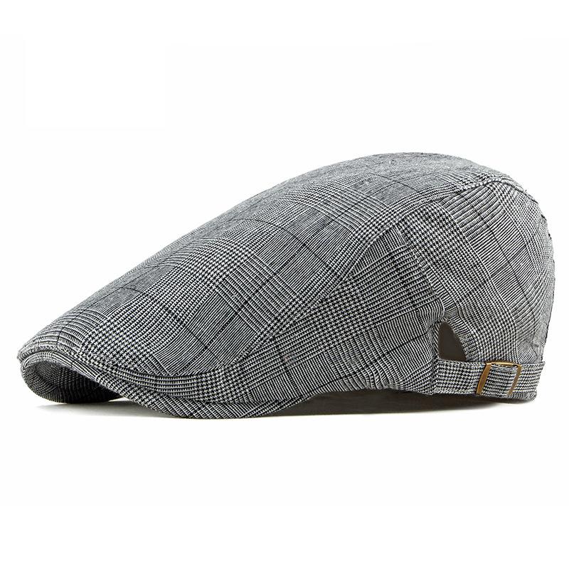 Beret Cap Vintage Men Women Cap Spring Summer Plaid Sun Hat Adjustable Artist Painter Berets Casual Newsboy Ivy Flat 069
Beret Cap Vintage Men Women Cap Spring Summer Plaid Sun Hat Adjustable Artist Painter Berets Casual Newsboy Ivy Flat 069