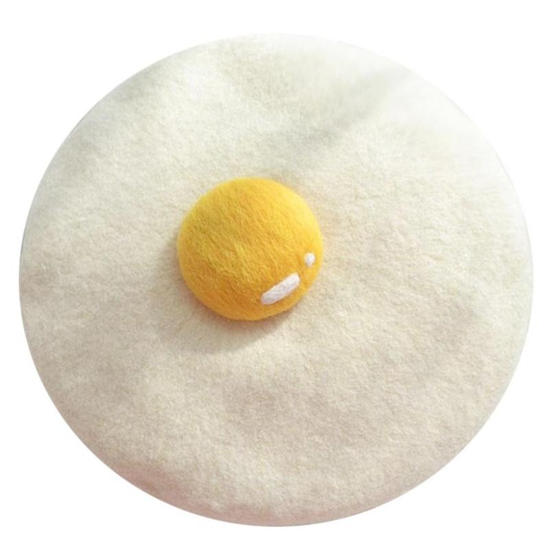 Winter Faux Wool Beret Cap Kawaii Cute Poached Egg Vintage Painter Beanies Hat, Adult
Winter Faux Wool Beret Cap Kawaii Cute Poached Egg Vintage Painter Beanies Hat, Adult