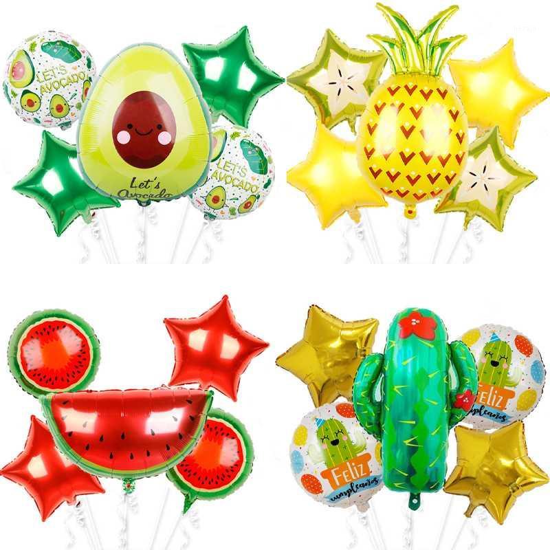 5pcs/set Pineapple Orange Strawberry Fruit Foil Balloon Avocado Cactus Helium Balloons Kids Toy Birthday Theme Party Decoration1
5pcs/set Pineapple Orange Strawberry Fruit Foil Balloon Avocado Cactus Helium Balloons Kids Toy Birthday Theme Party Decoration1