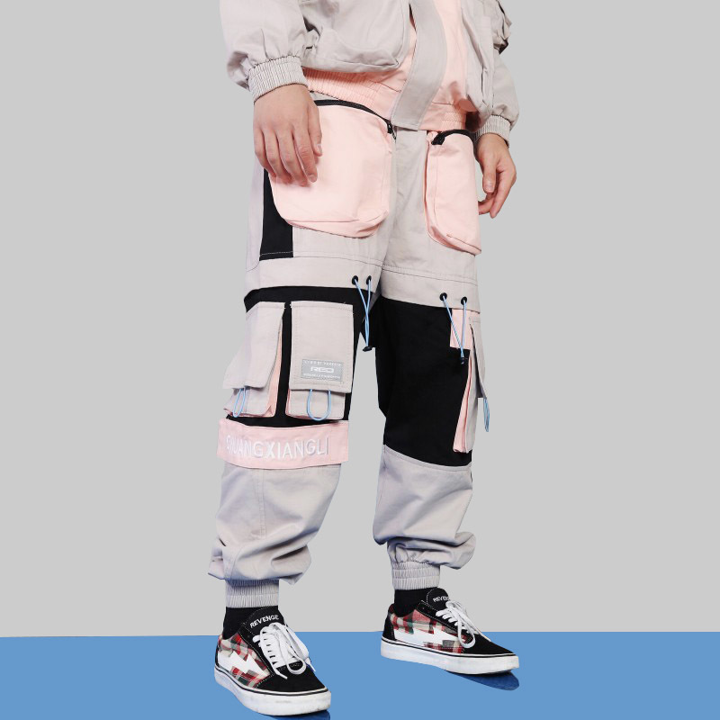 Men Cargo Pant Streetwear 2019 Color Block Hip Hip Harem Pant Pockets Japan Style Baggy Pant Joggers Hipster Trousers, Kg-1
Men Cargo Pant Streetwear 2019 Color Block Hip Hip Harem Pant Pockets Japan Style Baggy Pant Joggers Hipster Trousers, Kg-1