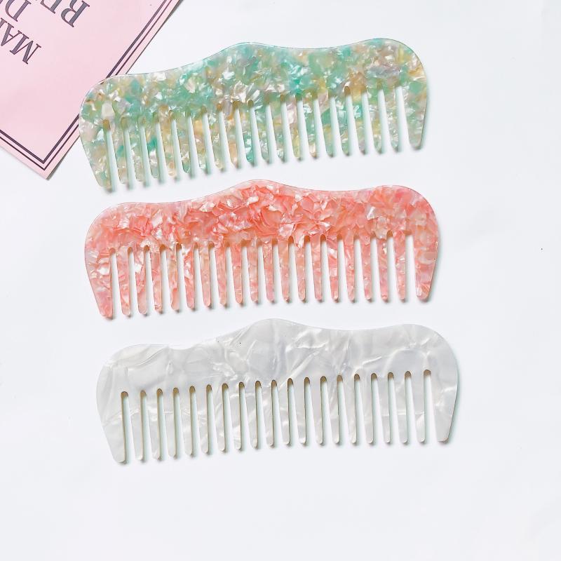 1pc New Fashion Acetate Resin Hair Combs Korean Hairdressing Comb Hair Brush Antistatic Massage Comb for Women Styling Tool
1pc New Fashion Acetate Resin Hair Combs Korean Hairdressing Comb Hair Brush Antistatic Massage Comb for Women Styling Tool