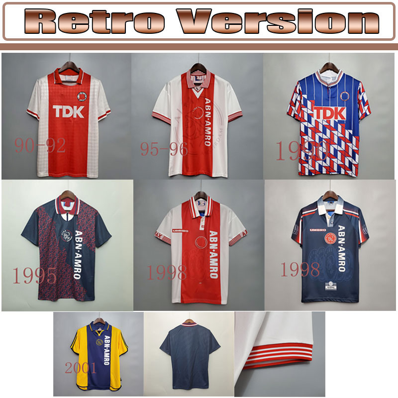 Retro classic 90 92 ajax soccer jerseys KLUIVERT IBRAHIMOVIC RIJKAARD KLUIVERT LITMANEN DE BOER SEEDORF DAVIDS Overmars Blind, Black;yellow
Retro classic 90 92 ajax soccer jerseys KLUIVERT IBRAHIMOVIC RIJKAARD KLUIVERT LITMANEN DE BOER SEEDORF DAVIDS Overmars Blind, Black;yellow