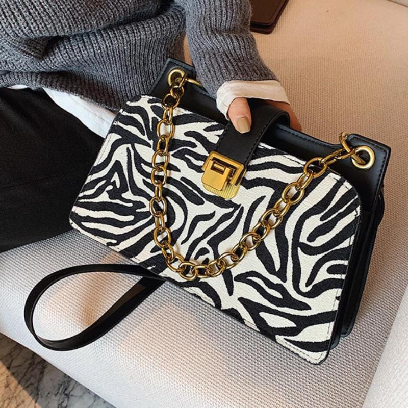 Zebra print Tote bag Armpit bag 2021 Fashion New High-quality PU Leather Women's Designer Handbag Chain Shoulder Messenger, Leopard
Zebra print Tote bag Armpit bag 2021 Fashion New High-quality PU Leather Women's Designer Handbag Chain Shoulder Messenger, Leopard