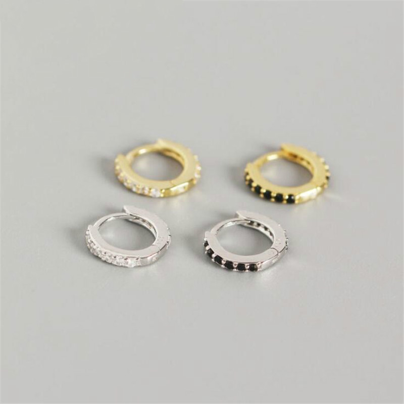 Februaryfrost Brand Designer 100% 925 Sterling Silver Miniature Round Black and White Zircon Small Stud Earrings for Women Fashion Designer
Februaryfrost Brand Designer 100% 925 Sterling Silver Miniature Round Black and White Zircon Small Stud Earrings for Women Fashion Designer